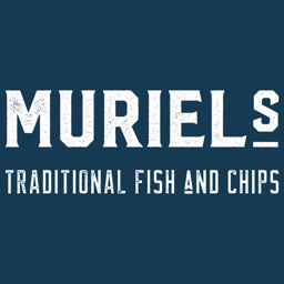 Muriel's Traditional Fish and Chips logo.